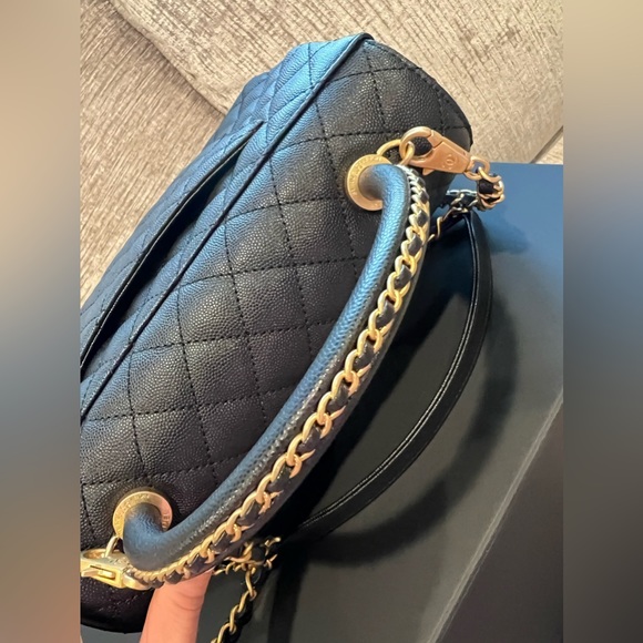 Chanel Caviar Coco Top Handle Bag NEWš„LIMITED EDITION š„23P Latest collection - Picture 4 of 16